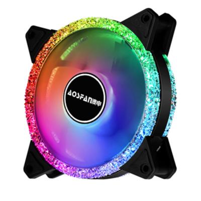 China Computer Case AOSHEN FW70 RGB ARGB LED Computer Case Fan Quality Control Air Cooler Fan PC Case Fan for sale