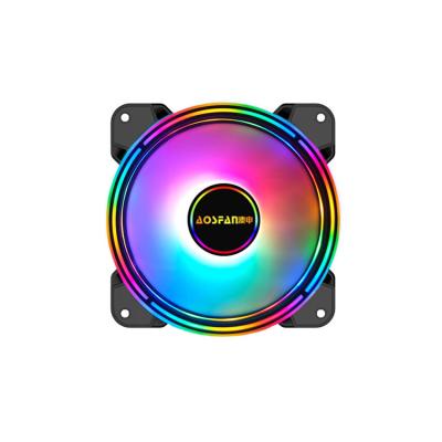 China Computer case aoshen factory new professional supplier 2022 colorful outside Bourne RGB PC casing fan for PC for sale