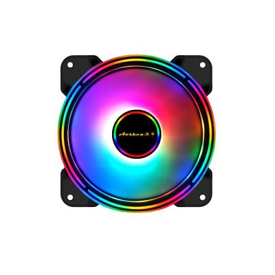 China Bourne Fan 12025 Case Computer Case Aoshen New Computer Fan Fine Opening RGB Color Changing Fan Can Be Customized LOGO for sale