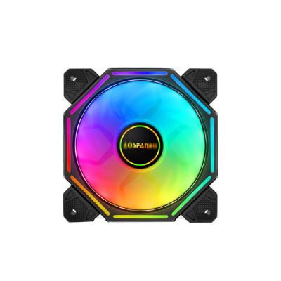 China 2022 CPU RGB Fans Factory Game RGB Fans High Cost PC Computer Case Fan 120mm RGB Computer Case for sale