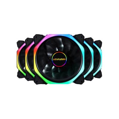 China Computer case aoshen 2022 new factory directly sell Rubik's Cube Symphony Edition PC Case RGB fan for sale