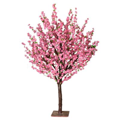 China 6.5 Feet Synthetic Tree Wedding Table Centerpiece Tree Artificial Peach Blossom Tree for sale