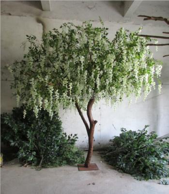 China Real Trunk Artificial Wood Trunk Artificial Wisteria Tree With Natural Looking for sale