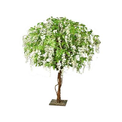 China Factory professional supply durable wisteria wedding table artificial tree centerpieces for sale