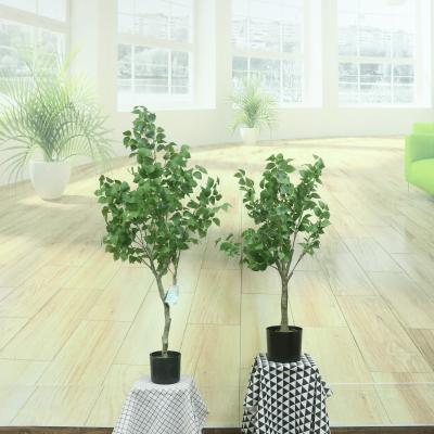 China Realistic; Durable Hot Sale Plastic Simulation Potted Artificial Silk Rose Plant Tree for sale