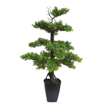 China Easy To Maintain Wholesales Small Indoor And Outdoor Decorative Artificial Potted Green Plants Plants for sale