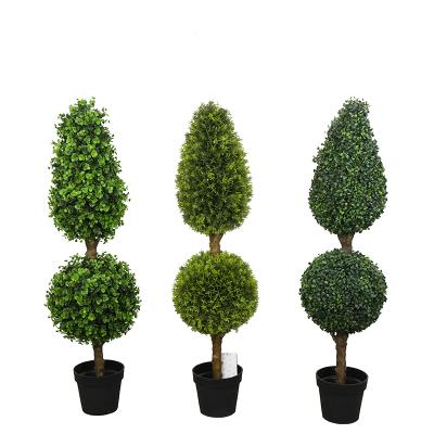 China Wholesale Minimalist Artificial Potted Plants Home Decor Artificial Topiary Plants for sale