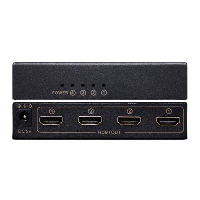 China Mini Indoor Video Splitter Full HD 1080p Video Signal 1 Into 4 Out Support PC DVR Ps3 HD Set Top Box for sale