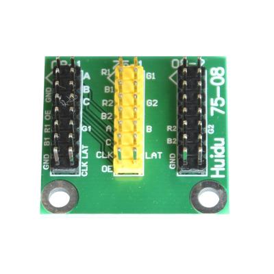 China led module led display hub08-75 bulletin board led order card convent hub08 port to hub75 port for full color led screen hub08 to 75 for sale