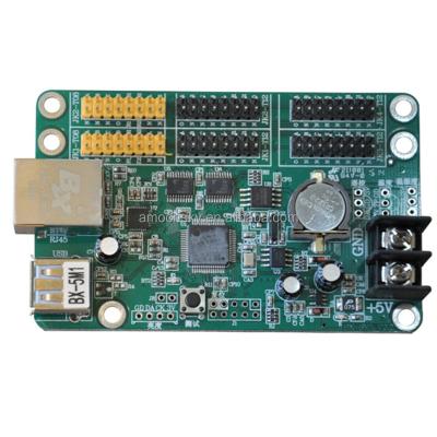 China BX-5M1 Indoor And Outdoor Led Control Card With Ethernet And USB Port for sale