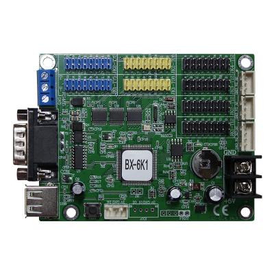 China BX-6K1 Led Display (RS232+RS485) Control Card Replaced BX-5K1 BX-5K2 For Intelligent Bus Display Bus Stop And Group Display System for sale