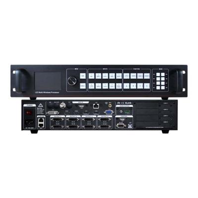 China AMS-SC4K led display multi window clip video processor like vdwall controller and J6 novastar fixed installation for sale