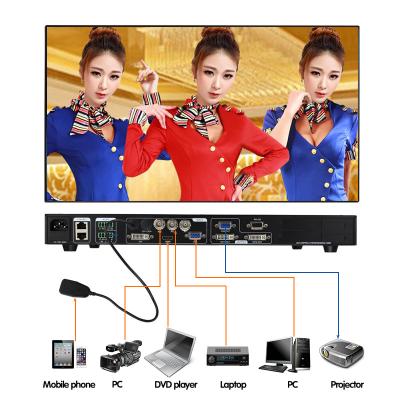 China indoor/outdoor cheap led screen led videowall led video procressor lvp613w for hd led panel support linsn ts902d ts902 sending card for sale