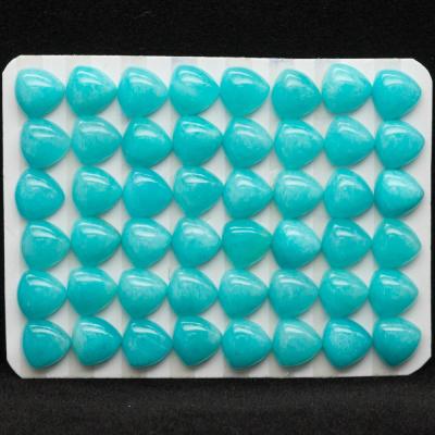 China Jewelry Making Hot New For DIY Natural Trillion Gemstone Amazonite Cabochon for sale