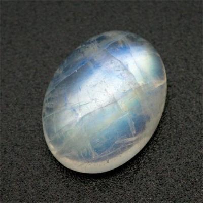 China High Quality Natural Moonstone Cabochon Fire Oval Rainbow Factory Flat Back Loose Gemstone Color or Color Set for sale