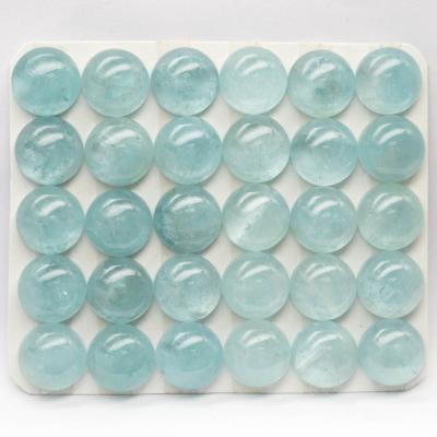 China 100% Real Pleochroic / Pleochroism Gemstones Buy Green Blue Round Cabochon For Setting for sale