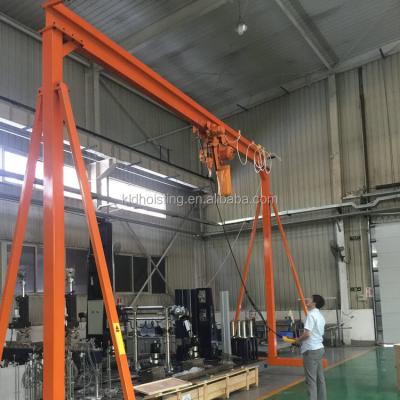 China Gantry Crane Portable Gate Type Crane with Easy and Quick Assembly for sale