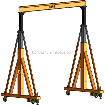 China Gantry Crane China Manufacturer Electric Hoist 3 5 10 16 20 Ton Single Girder Gantry Crane Hand Winch Price for sale