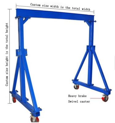 China Gantry crane 1 ton 3 ton 5 ton portable mobile gantry cranes for sale for sale