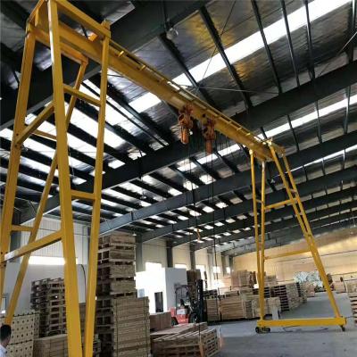 China Gantry Crane Portable Gate Type Crane with Easy and Quick Assembly for sale