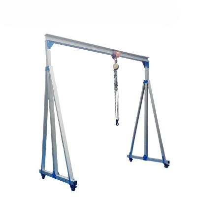 China Lightweight Aluminum Alloy Gantry Crane Detachable Easy Transport Movement Gantry Crane With CE Certification for sale