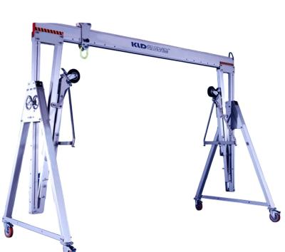 China Gantry Crane Adjustable Height Folding Structure Lightweight Portable Aluminum Gantry Crane for sale