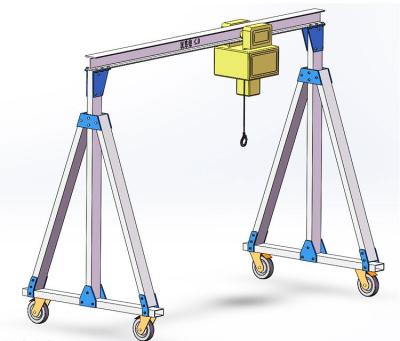 China Gantry Crane Factory Used Portable Aluminum Gantry Crane Frame For Sale for sale