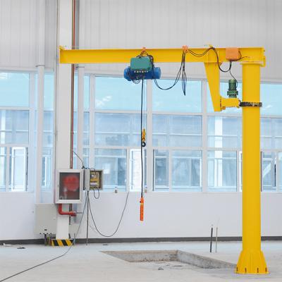 China Jib Crane Electric Wire Rope Hoist 1Ton 2Ton 3 Ton Wall Mounted Jib Crane For Sale for sale