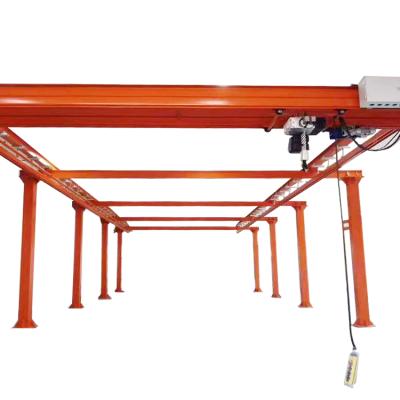 China Bridge Crane Beam Crane KBK Light Duty 1ton Freestanding Track Overhead Crane for sale