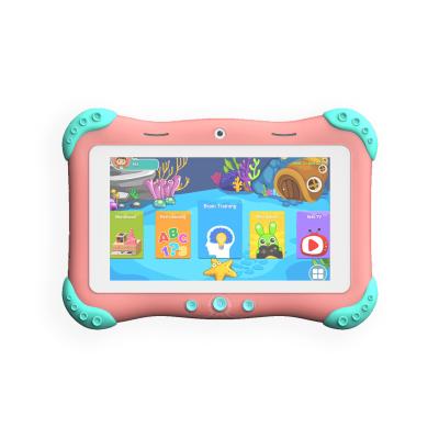 China Waterproof Kids Tablet PC Android 7.1inch HD 1024*600 IPS Android 5.1 Preschool Education Tablet for sale