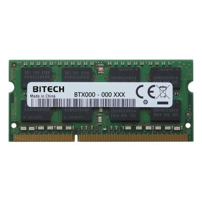 China Bitech RAM DDR3 1600Mhz 240pin Desktop Single Sided Granular Laptop for sale