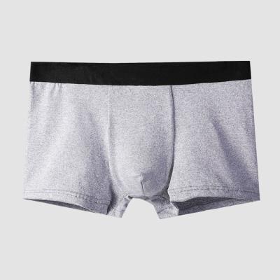 China Factory Wholesale 2020 Antibacterial Skinny Solid Color Briefs Young Man Sex Shorts Men Underwear Boxer Directly for sale