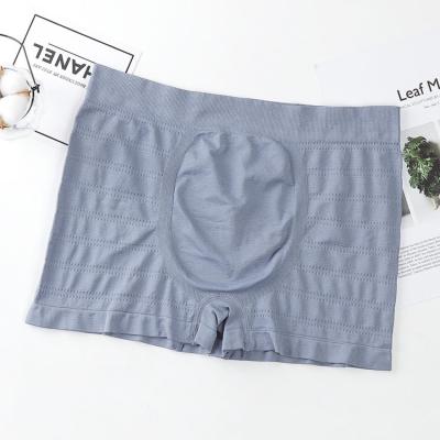 China Antibacterial Same Comfortable Wholesale Mens Boxers Mens 100% Cotton Underwear Boxers Brief With Pouch for sale