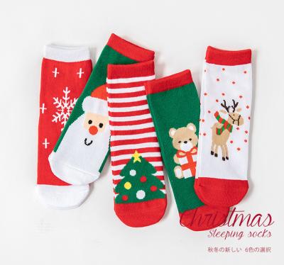 China Wholesale Hot Selling High Quality Christmas Baby Socks Antibacterial Kids Socks Gifts Socks for sale