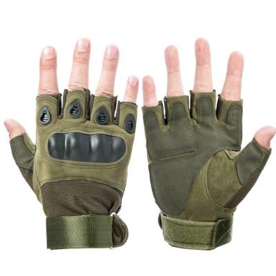 China Wholesale Price Military Outdoor Tactical Gloves Half Finger Shock Resistant Protective Cheap Impact/Slip Resistant/Comfortable for sale