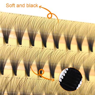 China Natural Soft Volume Eyelash Extension Free Sample Easy Fan, Individual Lashes Extension, Easy Fanning Eyelash Extensions for sale