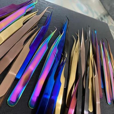 China 2021 High Quality Durable Tweezers Eyelash Extension Tools Eyelash Extension Tweezers for sale