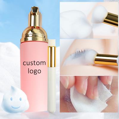 China Wholesale Logo Criss-Cross Wick Private Label Cleansing Foam Cleans Eyelash Wick Shampoo Eyelash Extension for sale