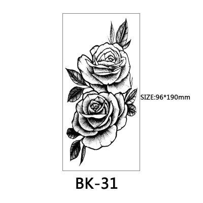 China OEM Temporary Fashion Temporary Tattoo Sticker Designs Low MOQ Metallic Foil Jewelry Temporary Tattoo Tattoo for sale