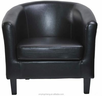 China Insenlife Super Comfortable Faux Leather Bucket Chair Armchair Club Chair Dining Lounge And Cafe 2 Color for sale