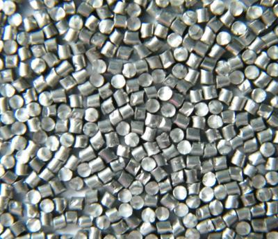 China Zinc Surface Cleaning Abrasive Shot and Zinc Cutting Wire Shot for Shot Blasting for sale