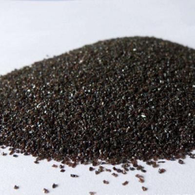 China Wet Dry Blasting Abrasive Grains Brown Aluminum Oxide Grit 46 for sale