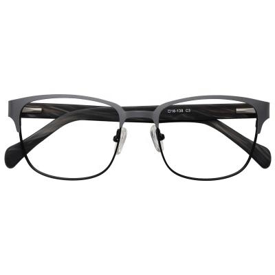 China Optical Frames Fashion Glasses Frames Acetate And Stainless Glass Eyewear Optical Frames for sale