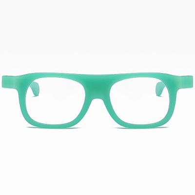 China 2022 New Fashion Wholesale New Fashion Logo Kids Eyewear TR Logo Optical Frame Glass Prescription Monocle Frame Reading Glass for sale