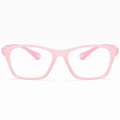 China 2022 New Fashion Wholesale New Fashion Logo Kids Eyewear TPEE Optical Frame Rectangle Glass Frame Glass Prescription Monocle Frame Reading Glass for sale