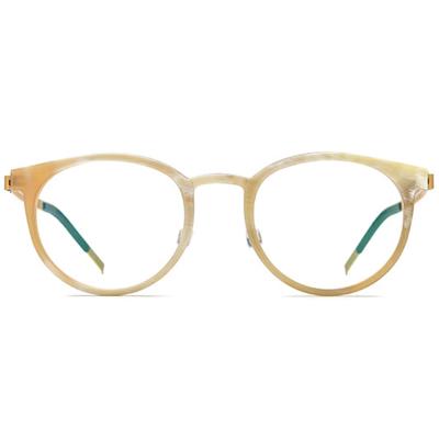 China Optical Frames Custom Oval Prescription Eyeglass Frame 2022 New Fashion Wholesale Logo Women Men Eyewear Ox Horn Glass Frame Optical Frame for sale