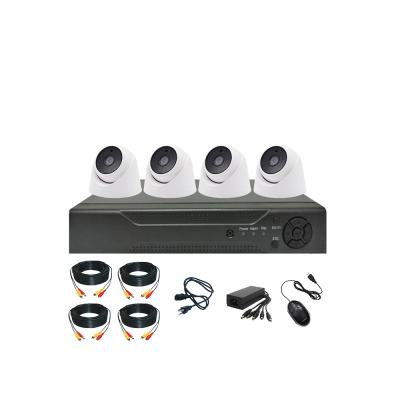 China NIGHT VISION home security 4ch ahd cameras kit cctv camera system kit dvr 4 cameras 4ch 1080p ahd kit for sale