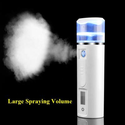 China DEEP CLEANSING 3 in 1 Electric Facial Nano Jet Mist Nano Cold Water Steamer 40mL Gentleman For Skin Moisturizing for sale