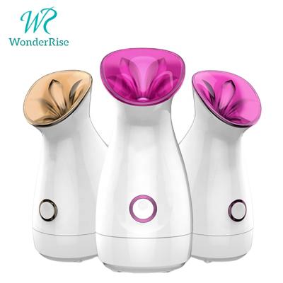 China Large 70mL Electric Portable Nano Facial Steamer Tank Face Brightening Ionic Steamer With UV Light for sale