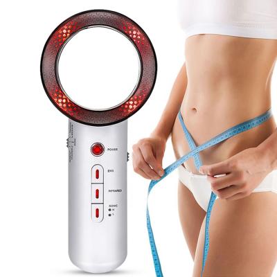 China Weight Loss Portable 3 in 1 EMS Infrared Ultrasonic Body Slimming Massager Fat Burner Cellulite Removal Machine for sale